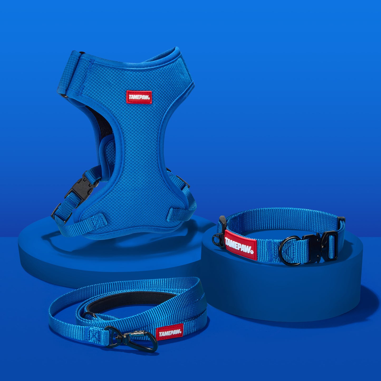 Tamepaw Airform Dog Walking Set - Blue Edition 001