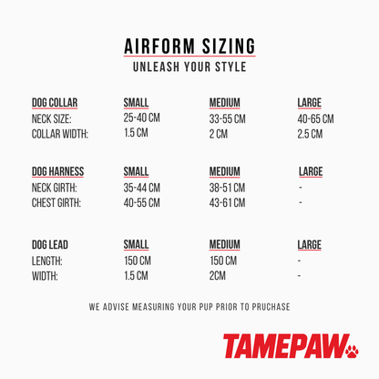 Airform Dog Collar - Red Edition 001